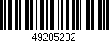 Código de barras (EAN, GTIN, SKU, ISBN): '49205202'