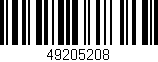Código de barras (EAN, GTIN, SKU, ISBN): '49205208'