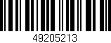 Código de barras (EAN, GTIN, SKU, ISBN): '49205213'