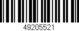 Código de barras (EAN, GTIN, SKU, ISBN): '49205521'