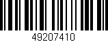 Código de barras (EAN, GTIN, SKU, ISBN): '49207410'