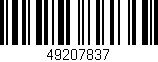 Código de barras (EAN, GTIN, SKU, ISBN): '49207837'