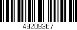 Código de barras (EAN, GTIN, SKU, ISBN): '49209367'