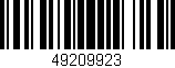 Código de barras (EAN, GTIN, SKU, ISBN): '49209923'