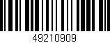 Código de barras (EAN, GTIN, SKU, ISBN): '49210909'