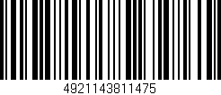 Código de barras (EAN, GTIN, SKU, ISBN): '4921143811475'
