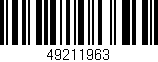 Código de barras (EAN, GTIN, SKU, ISBN): '49211963'