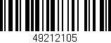 Código de barras (EAN, GTIN, SKU, ISBN): '49212105'