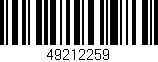 Código de barras (EAN, GTIN, SKU, ISBN): '49212259'