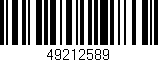Código de barras (EAN, GTIN, SKU, ISBN): '49212589'