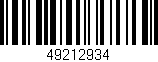 Código de barras (EAN, GTIN, SKU, ISBN): '49212934'