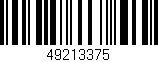 Código de barras (EAN, GTIN, SKU, ISBN): '49213375'