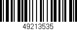 Código de barras (EAN, GTIN, SKU, ISBN): '49213535'