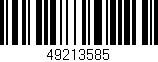 Código de barras (EAN, GTIN, SKU, ISBN): '49213585'
