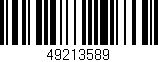 Código de barras (EAN, GTIN, SKU, ISBN): '49213589'