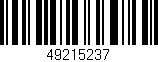 Código de barras (EAN, GTIN, SKU, ISBN): '49215237'