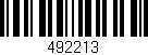 Código de barras (EAN, GTIN, SKU, ISBN): '492213'