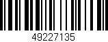 Código de barras (EAN, GTIN, SKU, ISBN): '49227135'