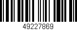 Código de barras (EAN, GTIN, SKU, ISBN): '49227869'