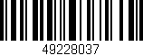 Código de barras (EAN, GTIN, SKU, ISBN): '49228037'