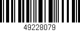 Código de barras (EAN, GTIN, SKU, ISBN): '49228079'