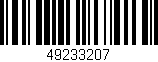 Código de barras (EAN, GTIN, SKU, ISBN): '49233207'