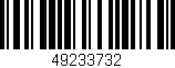 Código de barras (EAN, GTIN, SKU, ISBN): '49233732'