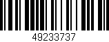 Código de barras (EAN, GTIN, SKU, ISBN): '49233737'