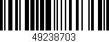 Código de barras (EAN, GTIN, SKU, ISBN): '49238703'