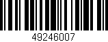 Código de barras (EAN, GTIN, SKU, ISBN): '49246007'