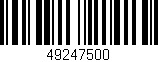 Código de barras (EAN, GTIN, SKU, ISBN): '49247500'
