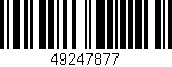 Código de barras (EAN, GTIN, SKU, ISBN): '49247877'