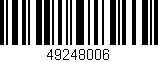 Código de barras (EAN, GTIN, SKU, ISBN): '49248006'