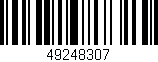 Código de barras (EAN, GTIN, SKU, ISBN): '49248307'