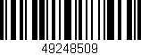 Código de barras (EAN, GTIN, SKU, ISBN): '49248509'