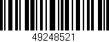 Código de barras (EAN, GTIN, SKU, ISBN): '49248521'