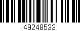 Código de barras (EAN, GTIN, SKU, ISBN): '49248533'