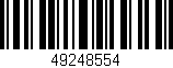 Código de barras (EAN, GTIN, SKU, ISBN): '49248554'