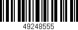 Código de barras (EAN, GTIN, SKU, ISBN): '49248555'