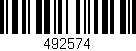 Código de barras (EAN, GTIN, SKU, ISBN): '492574'