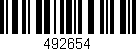 Código de barras (EAN, GTIN, SKU, ISBN): '492654'