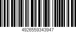 Código de barras (EAN, GTIN, SKU, ISBN): '4926559343947'