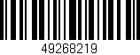 Código de barras (EAN, GTIN, SKU, ISBN): '49268219'