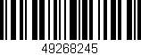 Código de barras (EAN, GTIN, SKU, ISBN): '49268245'