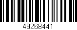 Código de barras (EAN, GTIN, SKU, ISBN): '49268441'