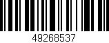 Código de barras (EAN, GTIN, SKU, ISBN): '49268537'