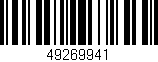 Código de barras (EAN, GTIN, SKU, ISBN): '49269941'