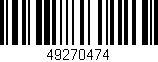 Código de barras (EAN, GTIN, SKU, ISBN): '49270474'