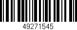 Código de barras (EAN, GTIN, SKU, ISBN): '49271545'