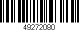 Código de barras (EAN, GTIN, SKU, ISBN): '49272080'